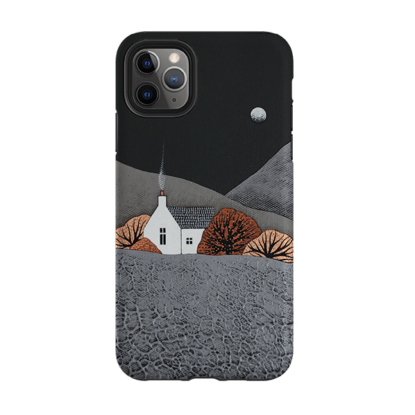 iPhone phone case-Last Embers Of The Bonfire By Natasha Newton-Product Details Raised bevel to protect screen from scratches. Impact resistant polycarbonate shell and shock absorbing inner TPU liner. Secure fit with design wrapping around side of the case and full access to ports. Compatible with Qi-standard wireless charging. Thickness 1/8 inch (3mm), weight 30g. Compatibility See drop down menu for options, please select the right case as we print to order.-Stringberry