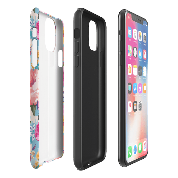 iPhone phone case-Lewes-Product Details Raised bevel to protect screen from scratches. Impact resistant polycarbonate shell and shock absorbing inner TPU liner. Secure fit with design wrapping around side of the case and full access to ports. Compatible with Qi-standard wireless charging. Thickness 1/8 inch (3mm), weight 30g. Compatibility See drop down menu for options, please select the right case as we print to order.-Stringberry