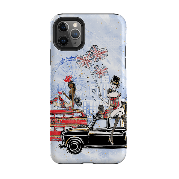 iPhone phone case-London Icons-Product Details Raised bevel to protect screen from scratches. Impact resistant polycarbonate shell and shock absorbing inner TPU liner. Secure fit with design wrapping around side of the case and full access to ports. Compatible with Qi-standard wireless charging. Thickness 1/8 inch (3mm), weight 30g. Compatibility See drop down menu for options, please select the right case as we print to order.-Stringberry