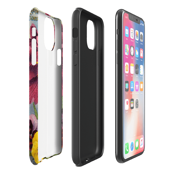 iPhone phone case-Losely-Product Details Raised bevel to protect screen from scratches. Impact resistant polycarbonate shell and shock absorbing inner TPU liner. Secure fit with design wrapping around side of the case and full access to ports. Compatible with Qi-standard wireless charging. Thickness 1/8 inch (3mm), weight 30g. Compatibility See drop down menu for options, please select the right case as we print to order.-Stringberry