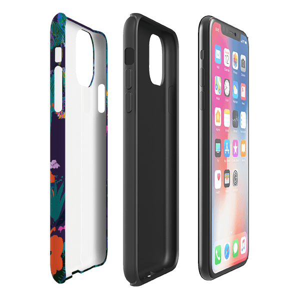 iPhone phone case-Lux By Tiffany Lynch-Product Details Raised bevel to protect screen from scratches. Impact resistant polycarbonate shell and shock absorbing inner TPU liner. Secure fit with design wrapping around side of the case and full access to ports. Compatible with Qi-standard wireless charging. Thickness 1/8 inch (3mm), weight 30g. Compatibility See drop down menu for options, please select the right case as we print to order.-Stringberry