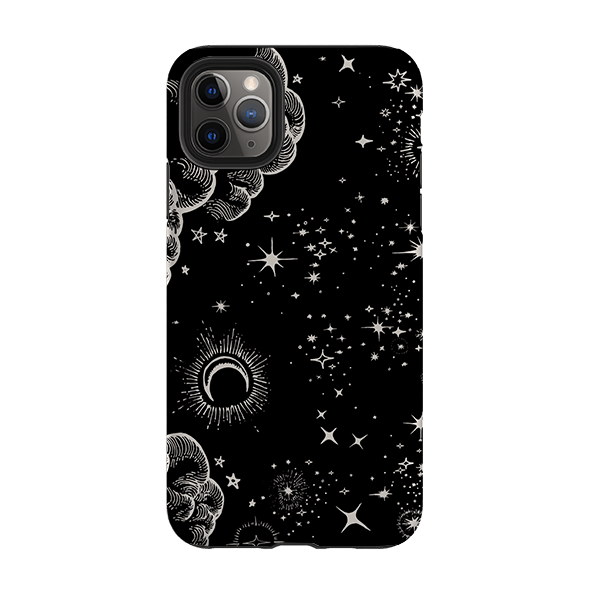 iPhone phone case-Lyra-Product Details Raised bevel to protect screen from scratches. Impact resistant polycarbonate shell and shock absorbing inner TPU liner. Secure fit with design wrapping around side of the case and full access to ports. Compatible with Qi-standard wireless charging. Thickness 1/8 inch (3mm), weight 30g. Compatibility See drop down menu for options, please select the right case as we print to order.-Stringberry