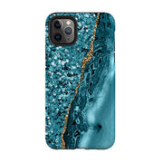 iPhone phone case-Marine (case does not glitter)-Product Details Raised bevel to protect screen from scratches. Impact resistant polycarbonate shell and shock absorbing inner TPU liner. Secure fit with design wrapping around side of the case and full access to ports. Compatible with Qi-standard wireless charging. Thickness 1/8 inch (3mm), weight 30g. Compatibility See drop down menu for options, please select the right case as we print to order.-Stringberry