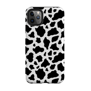 iPhone phone case-Moo-Product Details Raised bevel to protect screen from scratches. Impact resistant polycarbonate shell and shock absorbing inner TPU liner. Secure fit with design wrapping around side of the case and full access to ports. Compatible with Qi-standard wireless charging. Thickness 1/8 inch (3mm), weight 30g. Compatibility See drop down menu for options, please select the right case as we print to order.-Stringberry