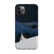 iPhone phone case-Moon Rise By Natasha Newton-Product Details Raised bevel to protect screen from scratches. Impact resistant polycarbonate shell and shock absorbing inner TPU liner. Secure fit with design wrapping around side of the case and full access to ports. Compatible with Qi-standard wireless charging. Thickness 1/8 inch (3mm), weight 30g. Compatibility See drop down menu for options, please select the right case as we print to order.-Stringberry