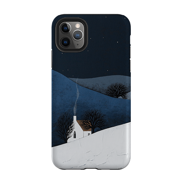 iPhone phone case-Moon Rise By Natasha Newton-Product Details Raised bevel to protect screen from scratches. Impact resistant polycarbonate shell and shock absorbing inner TPU liner. Secure fit with design wrapping around side of the case and full access to ports. Compatible with Qi-standard wireless charging. Thickness 1/8 inch (3mm), weight 30g. Compatibility See drop down menu for options, please select the right case as we print to order.-Stringberry