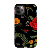 iPhone phone case-Moonlight Garden-Product Details Raised bevel to protect screen from scratches. Impact resistant polycarbonate shell and shock absorbing inner TPU liner. Secure fit with design wrapping around side of the case and full access to ports. Compatible with Qi-standard wireless charging. Thickness 1/8 inch (3mm), weight 30g. Compatibility See drop down menu for options, please select the right case as we print to order.-Stringberry