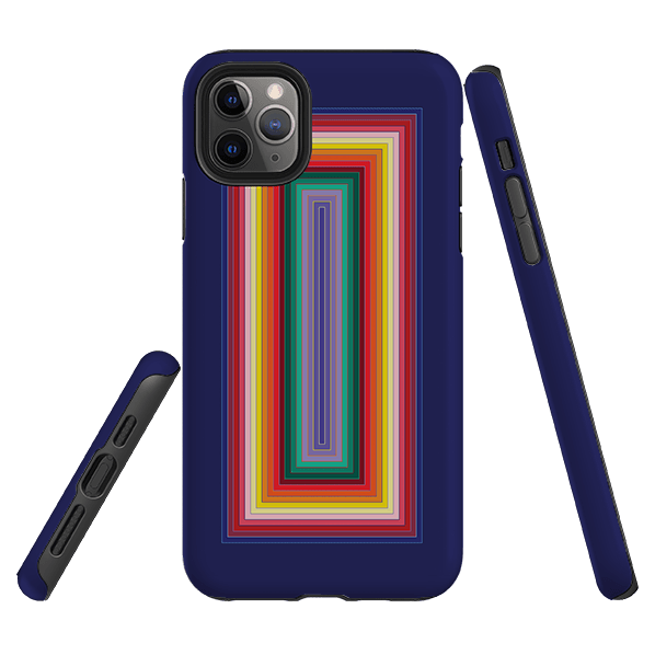 iPhone phone case-Myriad By Kitty Joseph-Product Details Raised bevel to protect screen from scratches. Impact resistant polycarbonate shell and shock absorbing inner TPU liner. Secure fit with design wrapping around side of the case and full access to ports. Compatible with Qi-standard wireless charging. Thickness 1/8 inch (3mm), weight 30g. Compatibility See drop down menu for options, please select the right case as we print to order.-Stringberry