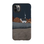 iPhone phone case-Nested Amongst The Trees By Natasha Newton-Product Details Raised bevel to protect screen from scratches. Impact resistant polycarbonate shell and shock absorbing inner TPU liner. Secure fit with design wrapping around side of the case and full access to ports. Compatible with Qi-standard wireless charging. Thickness 1/8 inch (3mm), weight 30g. Compatibility See drop down menu for options, please select the right case as we print to order.-Stringberry
