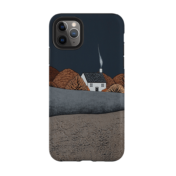 iPhone phone case-Nested Amongst The Trees By Natasha Newton-Product Details Raised bevel to protect screen from scratches. Impact resistant polycarbonate shell and shock absorbing inner TPU liner. Secure fit with design wrapping around side of the case and full access to ports. Compatible with Qi-standard wireless charging. Thickness 1/8 inch (3mm), weight 30g. Compatibility See drop down menu for options, please select the right case as we print to order.-Stringberry