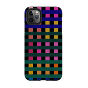 iPhone phone case-Newton Check By Kitty Joseph-Product Details Raised bevel to protect screen from scratches. Impact resistant polycarbonate shell and shock absorbing inner TPU liner. Secure fit with design wrapping around side of the case and full access to ports. Compatible with Qi-standard wireless charging. Thickness 1/8 inch (3mm), weight 30g. Compatibility See drop down menu for options, please select the right case as we print to order.-Stringberry