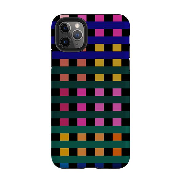 iPhone phone case-Newton Check By Kitty Joseph-Product Details Raised bevel to protect screen from scratches. Impact resistant polycarbonate shell and shock absorbing inner TPU liner. Secure fit with design wrapping around side of the case and full access to ports. Compatible with Qi-standard wireless charging. Thickness 1/8 inch (3mm), weight 30g. Compatibility See drop down menu for options, please select the right case as we print to order.-Stringberry