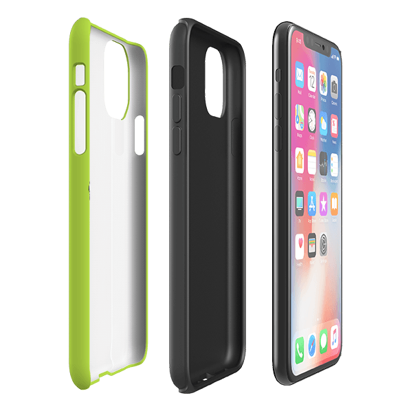 iPhone phone case-Noodle-Product Details Raised bevel to protect screen from scratches. Impact resistant polycarbonate shell and shock absorbing inner TPU liner. Secure fit with design wrapping around side of the case and full access to ports. Compatible with Qi-standard wireless charging. Thickness 1/8 inch (3mm), weight 30g. Compatibility See drop down menu for options, please select the right case as we print to order.-Stringberry