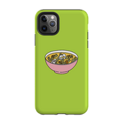 iPhone phone case-Noodle-Product Details Raised bevel to protect screen from scratches. Impact resistant polycarbonate shell and shock absorbing inner TPU liner. Secure fit with design wrapping around side of the case and full access to ports. Compatible with Qi-standard wireless charging. Thickness 1/8 inch (3mm), weight 30g. Compatibility See drop down menu for options, please select the right case as we print to order.-Stringberry