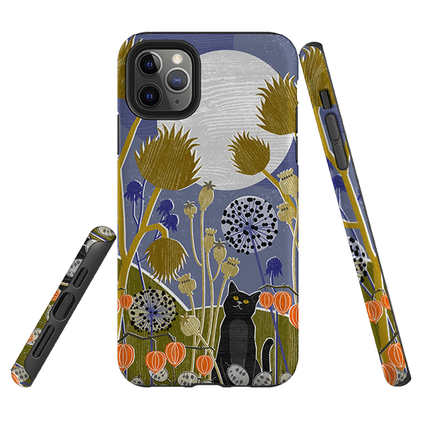 iPhone phone case-October Evening By Liane Payne-Product Details Raised bevel to protect screen from scratches. Impact resistant polycarbonate shell and shock absorbing inner TPU liner. Secure fit with design wrapping around side of the case and full access to ports. Compatible with Qi-standard wireless charging. Thickness 1/8 inch (3mm), weight 30g. Compatibility See drop down menu for options, please select the right case as we print to order.-Stringberry