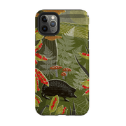 iPhone phone case-October Hedgehog By Liane Payne-Product Details Raised bevel to protect screen from scratches. Impact resistant polycarbonate shell and shock absorbing inner TPU liner. Secure fit with design wrapping around side of the case and full access to ports. Compatible with Qi-standard wireless charging. Thickness 1/8 inch (3mm), weight 30g. Compatibility See drop down menu for options, please select the right case as we print to order.-Stringberry