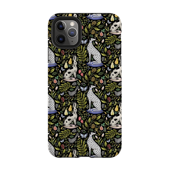 iPhone phone case-Palace Gardens By Catherine Rowe-Product Details Raised bevel to protect screen from scratches. Impact resistant polycarbonate shell and shock absorbing inner TPU liner. Secure fit with design wrapping around side of the case and full access to ports. Compatible with Qi-standard wireless charging. Thickness 1/8 inch (3mm), weight 30g. Compatibility See drop down menu for options, please select the right case as we print to order.-Stringberry