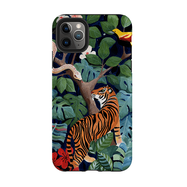 iPhone phone case-Paradise By Bex Parkin-Product Details Raised bevel to protect screen from scratches. Impact resistant polycarbonate shell and shock absorbing inner TPU liner. Secure fit with design wrapping around side of the case and full access to ports. Compatible with Qi-standard wireless charging. Thickness 1/8 inch (3mm), weight 30g. Compatibility See drop down menu for options, please select the right case as we print to order.-Stringberry