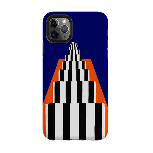 iPhone phone case-Paris Stripes By Paul Thurlby-Product Details Raised bevel to protect screen from scratches. Impact resistant polycarbonate shell and shock absorbing inner TPU liner. Secure fit with design wrapping around side of the case and full access to ports. Compatible with Qi-standard wireless charging. Thickness 1/8 inch (3mm), weight 30g. Compatibility See drop down menu for options, please select the right case as we print to order.-Stringberry