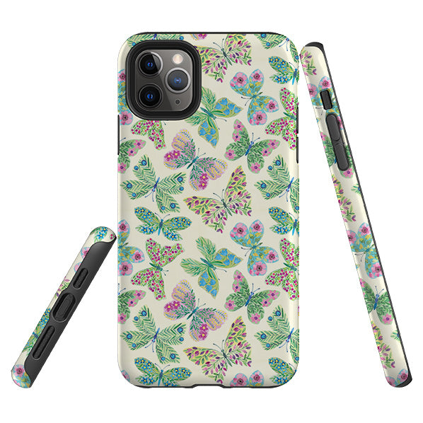 iPhone phone case-Pattern D By Elisabeth Haager-Product Details Raised bevel to protect screen from scratches. Impact resistant polycarbonate shell and shock absorbing inner TPU liner. Secure fit with design wrapping around side of the case and full access to ports. Compatible with Qi-standard wireless charging. Thickness 1/8 inch (3mm), weight 30g. Compatibility See drop down menu for options, please select the right case as we print to order.-Stringberry