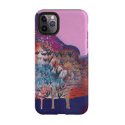 iPhone phone case-Pav Garden By Tiffany Lynch-Product Details Raised bevel to protect screen from scratches. Impact resistant polycarbonate shell and shock absorbing inner TPU liner. Secure fit with design wrapping around side of the case and full access to ports. Compatible with Qi-standard wireless charging. Thickness 1/8 inch (3mm), weight 30g. Compatibility See drop down menu for options, please select the right case as we print to order.-Stringberry