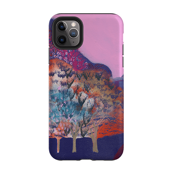 iPhone phone case-Pav Garden By Tiffany Lynch-Product Details Raised bevel to protect screen from scratches. Impact resistant polycarbonate shell and shock absorbing inner TPU liner. Secure fit with design wrapping around side of the case and full access to ports. Compatible with Qi-standard wireless charging. Thickness 1/8 inch (3mm), weight 30g. Compatibility See drop down menu for options, please select the right case as we print to order.-Stringberry