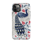 iPhone phone case-Peacock By Bex Parkin-Product Details Raised bevel to protect screen from scratches. Impact resistant polycarbonate shell and shock absorbing inner TPU liner. Secure fit with design wrapping around side of the case and full access to ports. Compatible with Qi-standard wireless charging. Thickness 1/8 inch (3mm), weight 30g. Compatibility See drop down menu for options, please select the right case as we print to order.-Stringberry