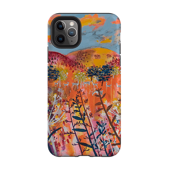 iPhone phone case-Perfect Day By Claire West-Product Details Raised bevel to protect screen from scratches. Impact resistant polycarbonate shell and shock absorbing inner TPU liner. Secure fit with design wrapping around side of the case and full access to ports. Compatible with Qi-standard wireless charging. Thickness 1/8 inch (3mm), weight 30g. Compatibility See drop down menu for options, please select the right case as we print to order.-Stringberry