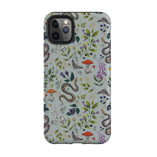 iPhone phone case-Poisonous 2 By Catherine Rowe-Product Details Raised bevel to protect screen from scratches. Impact resistant polycarbonate shell and shock absorbing inner TPU liner. Secure fit with design wrapping around side of the case and full access to ports. Compatible with Qi-standard wireless charging. Thickness 1/8 inch (3mm), weight 30g. Compatibility See drop down menu for options, please select the right case as we print to order.-Stringberry