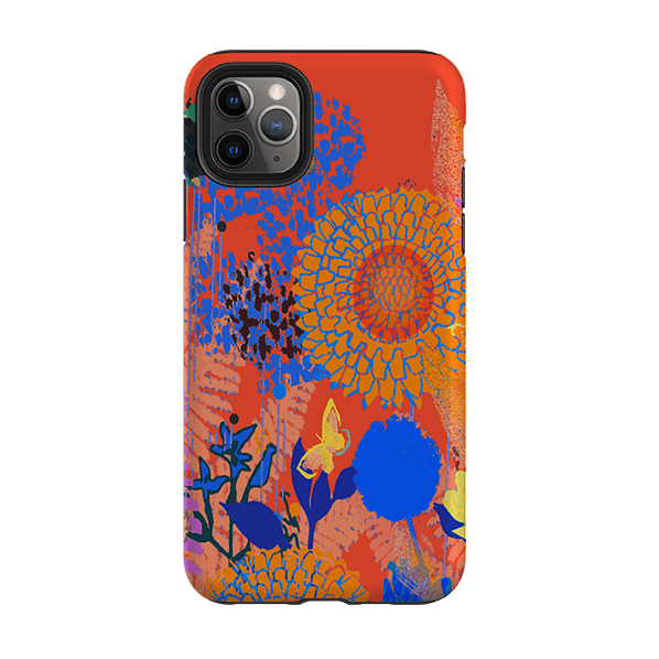 iPhone phone case-Red Sky By Tiffany Lynch-Product Details Raised bevel to protect screen from scratches. Impact resistant polycarbonate shell and shock absorbing inner TPU liner. Secure fit with design wrapping around side of the case and full access to ports. Compatible with Qi-standard wireless charging. Thickness 1/8 inch (3mm), weight 30g. Compatibility See drop down menu for options, please select the right case as we print to order.-Stringberry