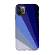 iPhone phone case-Sapphire Fan By Kitty Joseph-Product Details Raised bevel to protect screen from scratches. Impact resistant polycarbonate shell and shock absorbing inner TPU liner. Secure fit with design wrapping around side of the case and full access to ports. Compatible with Qi-standard wireless charging. Thickness 1/8 inch (3mm), weight 30g. Compatibility See drop down menu for options, please select the right case as we print to order.-Stringberry
