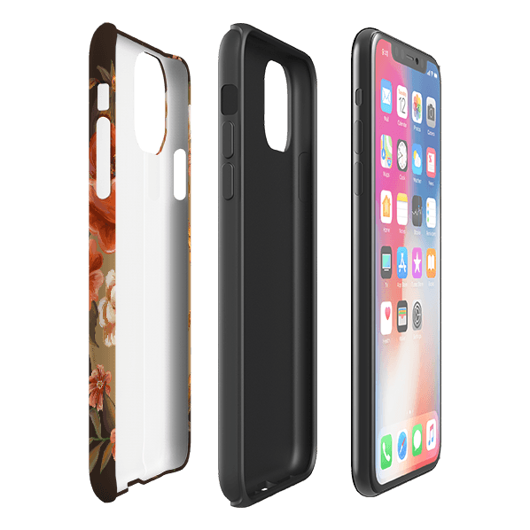 iPhone phone case-Scotney-Product Details Raised bevel to protect screen from scratches. Impact resistant polycarbonate shell and shock absorbing inner TPU liner. Secure fit with design wrapping around side of the case and full access to ports. Compatible with Qi-standard wireless charging. Thickness 1/8 inch (3mm), weight 30g. Compatibility See drop down menu for options, please select the right case as we print to order.-Stringberry