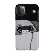iPhone phone case-Sheep Fields By Natasha Newton-Product Details Raised bevel to protect screen from scratches. Impact resistant polycarbonate shell and shock absorbing inner TPU liner. Secure fit with design wrapping around side of the case and full access to ports. Compatible with Qi-standard wireless charging. Thickness 1/8 inch (3mm), weight 30g. Compatibility See drop down menu for options, please select the right case as we print to order.-Stringberry