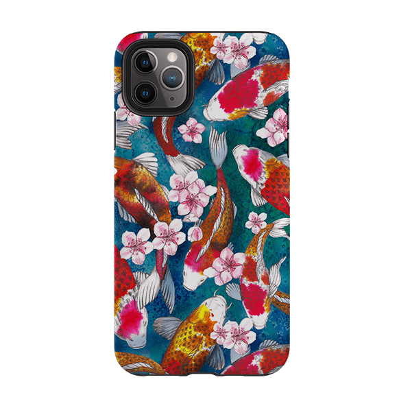 iPhone phone case-Shinzo-Product Details Raised bevel to protect screen from scratches. Impact resistant polycarbonate shell and shock absorbing inner TPU liner. Secure fit with design wrapping around side of the case and full access to ports. Compatible with Qi-standard wireless charging. Thickness 1/8 inch (3mm), weight 30g. Compatibility See drop down menu for options, please select the right case as we print to order.-Stringberry