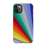 iPhone phone case-Spectrum Fan By Kitty Joseph-Product Details Raised bevel to protect screen from scratches. Impact resistant polycarbonate shell and shock absorbing inner TPU liner. Secure fit with design wrapping around side of the case and full access to ports. Compatible with Qi-standard wireless charging. Thickness 1/8 inch (3mm), weight 30g. Compatibility See drop down menu for options, please select the right case as we print to order.-Stringberry