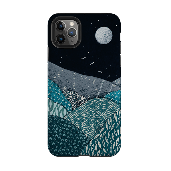iPhone phone case-Spring Night By Natasha Newton-Product Details Raised bevel to protect screen from scratches. Impact resistant polycarbonate shell and shock absorbing inner TPU liner. Secure fit with design wrapping around side of the case and full access to ports. Compatible with Qi-standard wireless charging. Thickness 1/8 inch (3mm), weight 30g. Compatibility See drop down menu for options, please select the right case as we print to order.-Stringberry