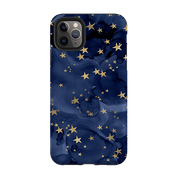 iPhone phone case-Stormy Stars-Product Details Raised bevel to protect screen from scratches. Impact resistant polycarbonate shell and shock absorbing inner TPU liner. Secure fit with design wrapping around side of the case and full access to ports. Compatible with Qi-standard wireless charging. Thickness 1/8 inch (3mm), weight 30g. Compatibility See drop down menu for options, please select the right case as we print to order.-Stringberry