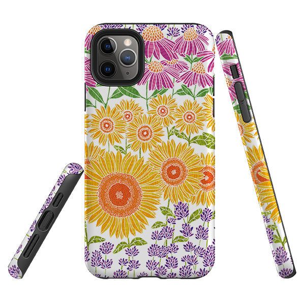 iPhone phone case-Summer-1 By Natalie Pedetti Prack-Product Details Raised bevel to protect screen from scratches. Impact resistant polycarbonate shell and shock absorbing inner TPU liner. Secure fit with design wrapping around side of the case and full access to ports. Compatible with Qi-standard wireless charging. Thickness 1/8 inch (3mm), weight 30g. Compatibility See drop down menu for options, please select the right case as we print to order.-Stringberry