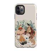 iPhone phone case-Summer Fire By Meghann Rader-Product Details Raised bevel to protect screen from scratches. Impact resistant polycarbonate shell and shock absorbing inner TPU liner. Secure fit with design wrapping around side of the case and full access to ports. Compatible with Qi-standard wireless charging. Thickness 1/8 inch (3mm), weight 30g. Compatibility See drop down menu for options, please select the right case as we print to order.-Stringberry
