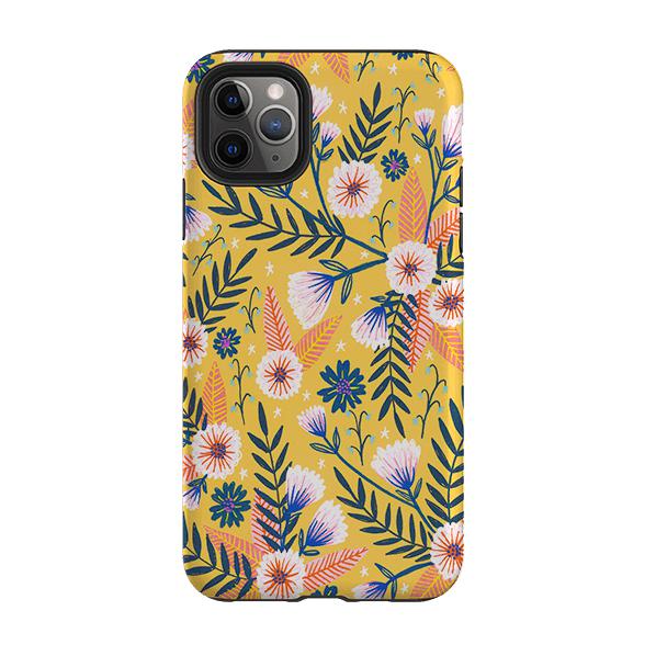 iPhone phone case-Summertime Garden By Lee Foster Wilson-Product Details Raised bevel to protect screen from scratches. Impact resistant polycarbonate shell and shock absorbing inner TPU liner. Secure fit with design wrapping around side of the case and full access to ports. Compatible with Qi-standard wireless charging. Thickness 1/8 inch (3mm), weight 30g. Compatibility See drop down menu for options, please select the right case as we print to order.-Stringberry