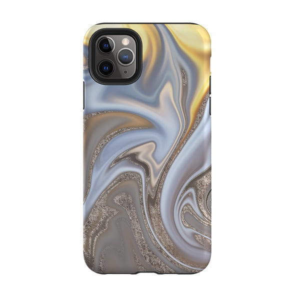 iPhone phone case-Sun Ice (case does not glitter)-Product Details Raised bevel to protect screen from scratches. Impact resistant polycarbonate shell and shock absorbing inner TPU liner. Secure fit with design wrapping around side of the case and full access to ports. Compatible with Qi-standard wireless charging. Thickness 1/8 inch (3mm), weight 30g. Compatibility See drop down menu for options, please select the right case as we print to order.-Stringberry