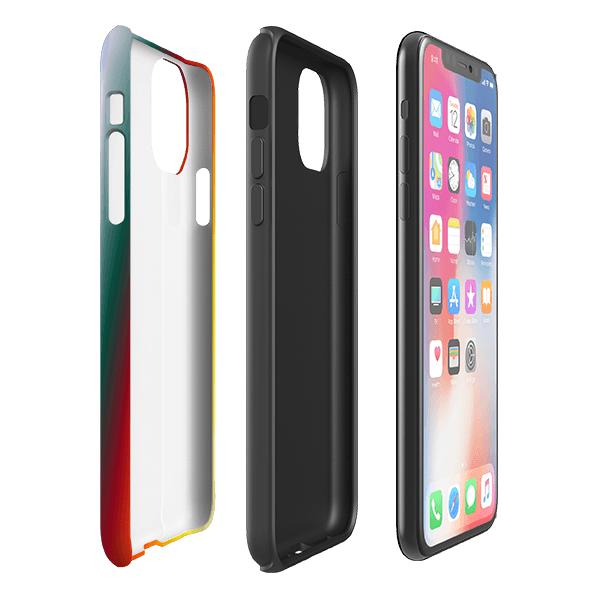 iPhone phone case-Sun Sequence By Kitty Joseph-Product Details Raised bevel to protect screen from scratches. Impact resistant polycarbonate shell and shock absorbing inner TPU liner. Secure fit with design wrapping around side of the case and full access to ports. Compatible with Qi-standard wireless charging. Thickness 1/8 inch (3mm), weight 30g. Compatibility See drop down menu for options, please select the right case as we print to order.-Stringberry