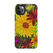 iPhone phone case-Sunflowers By Sarah Campbell-Product Details Raised bevel to protect screen from scratches. Impact resistant polycarbonate shell and shock absorbing inner TPU liner. Secure fit with design wrapping around side of the case and full access to ports. Compatible with Qi-standard wireless charging. Thickness 1/8 inch (3mm), weight 30g. Compatibility See drop down menu for options, please select the right case as we print to order.-Stringberry