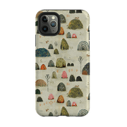 iPhone phone case-Sunset Mossy By Katherine Quinn-Product Details Raised bevel to protect screen from scratches. Impact resistant polycarbonate shell and shock absorbing inner TPU liner. Secure fit with design wrapping around side of the case and full access to ports. Compatible with Qi-standard wireless charging. Thickness 1/8 inch (3mm), weight 30g. Compatibility See drop down menu for options, please select the right case as we print to order.-Stringberry