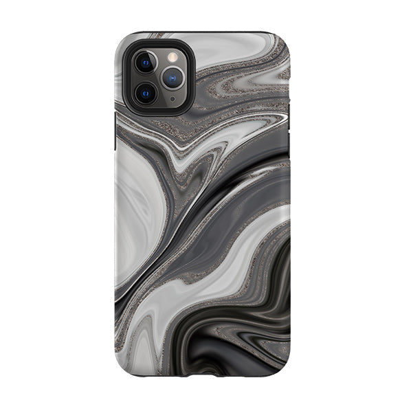 iPhone phone case-Swash (case does not glitter)-Product Details Raised bevel to protect screen from scratches. Impact resistant polycarbonate shell and shock absorbing inner TPU liner. Secure fit with design wrapping around side of the case and full access to ports. Compatible with Qi-standard wireless charging. Thickness 1/8 inch (3mm), weight 30g. Compatibility See drop down menu for options, please select the right case as we print to order.-Stringberry