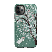 iPhone phone case-The Apricot Tree By Madalina Andronic-Product Details Raised bevel to protect screen from scratches. Impact resistant polycarbonate shell and shock absorbing inner TPU liner. Secure fit with design wrapping around side of the case and full access to ports. Compatible with Qi-standard wireless charging. Thickness 1/8 inch (3mm), weight 30g. Compatibility See drop down menu for options, please select the right case as we print to order.-Stringberry