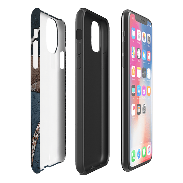 iPhone phone case-The Key To The Cottage By Natasha Newton-Product Details Raised bevel to protect screen from scratches. Impact resistant polycarbonate shell and shock absorbing inner TPU liner. Secure fit with design wrapping around side of the case and full access to ports. Compatible with Qi-standard wireless charging. Thickness 1/8 inch (3mm), weight 30g. Compatibility See drop down menu for options, please select the right case as we print to order.-Stringberry