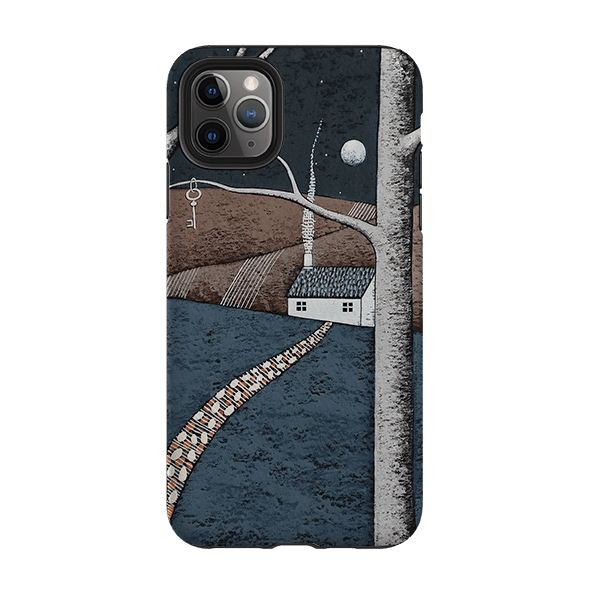 iPhone phone case-The Key To The Cottage By Natasha Newton-Product Details Raised bevel to protect screen from scratches. Impact resistant polycarbonate shell and shock absorbing inner TPU liner. Secure fit with design wrapping around side of the case and full access to ports. Compatible with Qi-standard wireless charging. Thickness 1/8 inch (3mm), weight 30g. Compatibility See drop down menu for options, please select the right case as we print to order.-Stringberry
