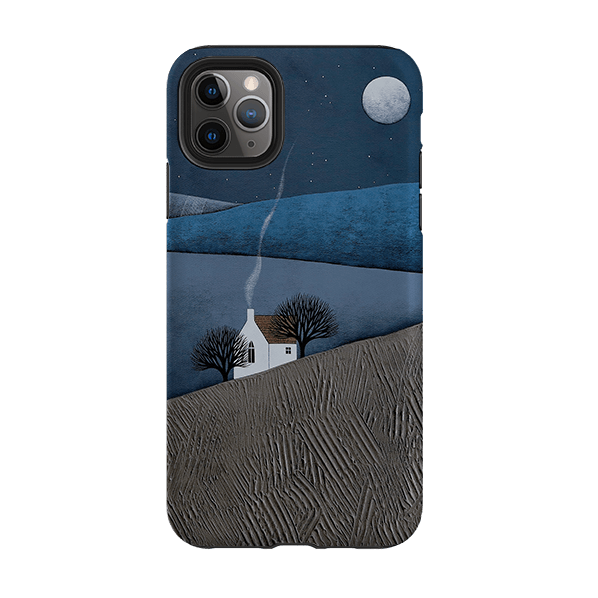 iPhone phone case-The Quiet Of The Night By Natasha Newton-Product Details Raised bevel to protect screen from scratches. Impact resistant polycarbonate shell and shock absorbing inner TPU liner. Secure fit with design wrapping around side of the case and full access to ports. Compatible with Qi-standard wireless charging. Thickness 1/8 inch (3mm), weight 30g. Compatibility See drop down menu for options, please select the right case as we print to order.-Stringberry