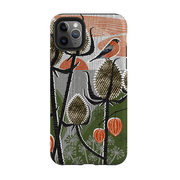 iPhone phone case-Thistle By Liane Payne-Product Details Raised bevel to protect screen from scratches. Impact resistant polycarbonate shell and shock absorbing inner TPU liner. Secure fit with design wrapping around side of the case and full access to ports. Compatible with Qi-standard wireless charging. Thickness 1/8 inch (3mm), weight 30g. Compatibility See drop down menu for options, please select the right case as we print to order.-Stringberry